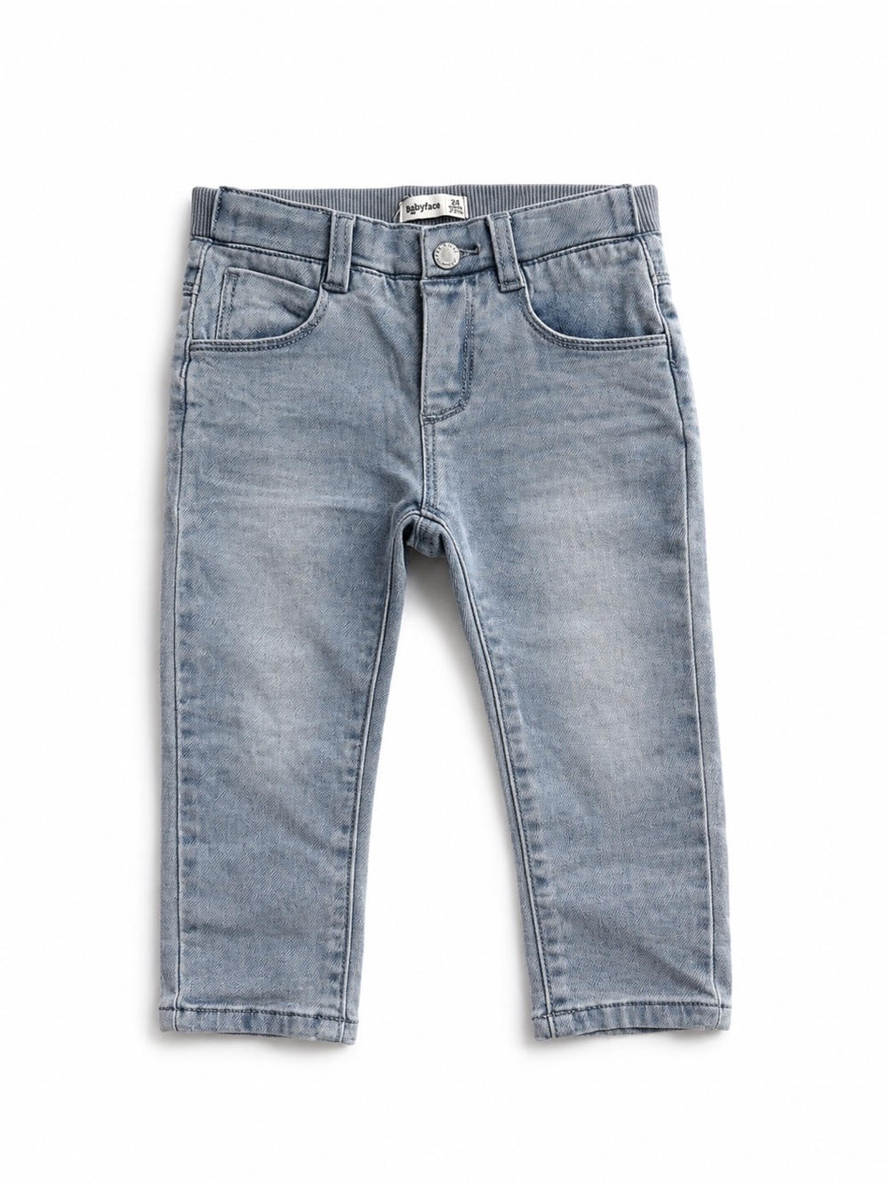 Light Blue Kids Denim Jeggings with Stretch